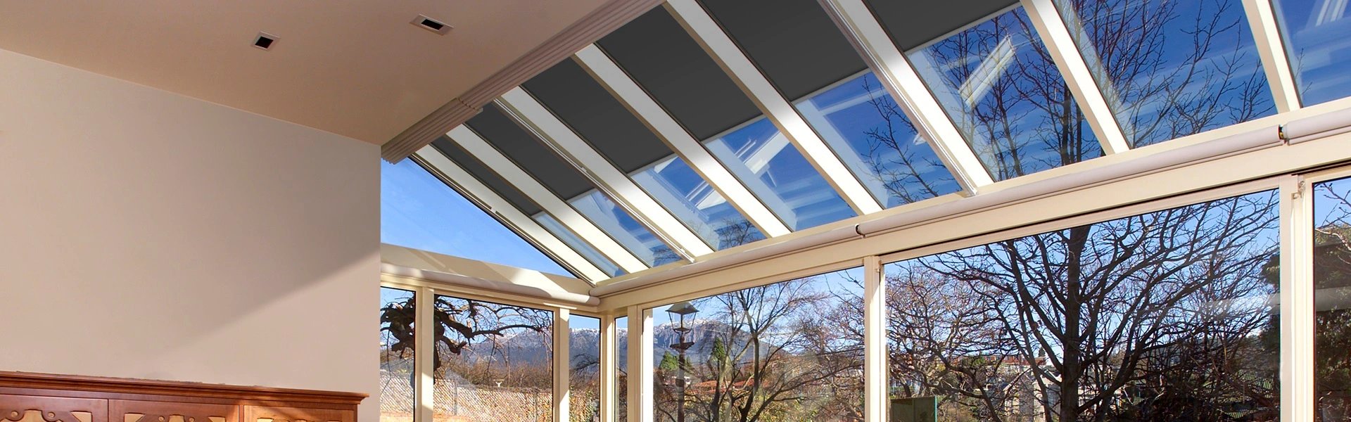 Serrezonwering VZ 720 bij glazen dak